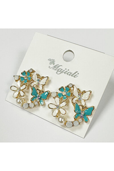 Perissy أقراط مزينة بالزهور أقراط مزينة بالزهور