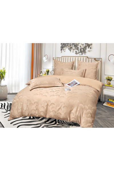 FIONNA.RO Satin Jacquard Underwear With Elastic - Ginseng Beige