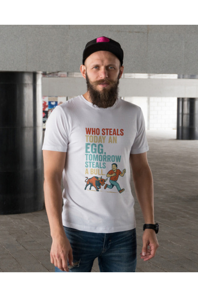 MVRDAR Unisex T-shirt 100% Βαμβάκι με Αποφθέγματα στα Ρομγκλις