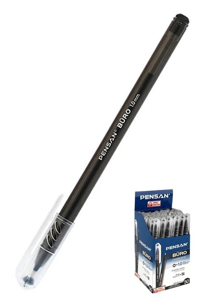 Artlantis Siyah Tükenmez Kalem 1.0mm 1 Adet Pensan Büro Tipi Ballpoint Büro P...