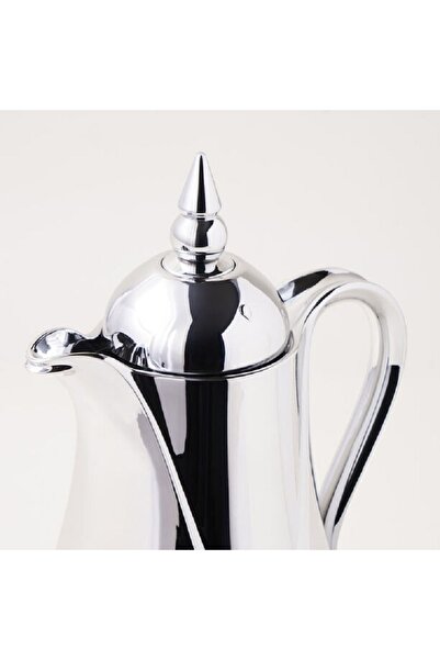 Dallaty Plastic Vacuum Flask Set Of 2, 1L, Silver