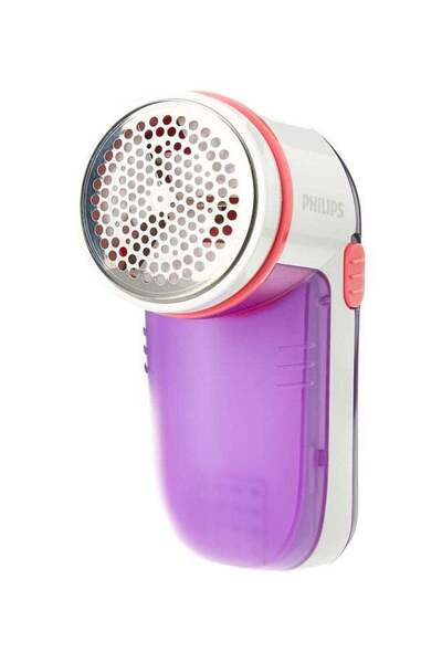 Philips Portable Fabric Shaver And Lint Remover Purple/White