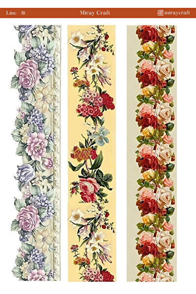 MirayDesign 1 komad naljepnice sa temom trake 12x17 cm | Za planer i bullet j...