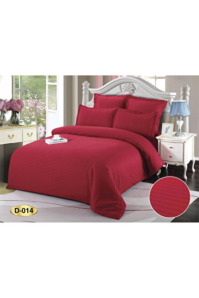FIONNA.RO Damask Bed Linen 6 Pieces - Red