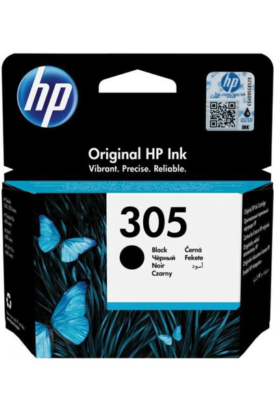 HP Cartus cerneala 305 Negru eligibil Instant Ink