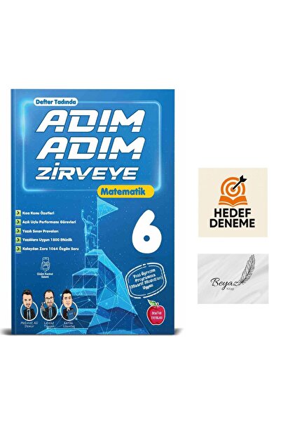 Newton Yayınları Newton 6.Sınıf Adım Adım Zirveye Matematik Soru Bankası Hedef Deneme