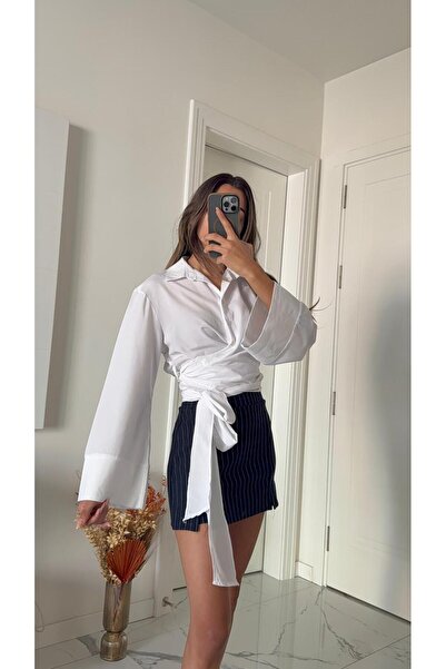 Solie İspanyol Kol Bağlama Detaylı Gömlek