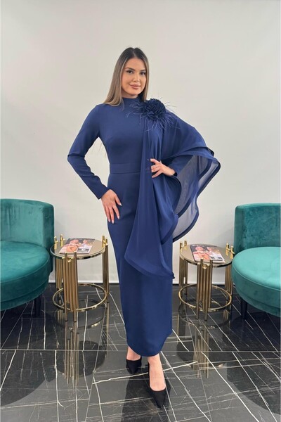 White Corner 3151 ZARİF ELBİSE