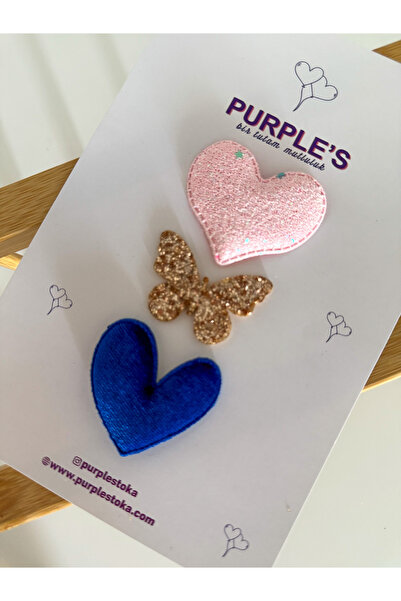 PURPLE'S BİR TUTAM MUTLULUK 3-Piece Baby Hair Clip Set for Thin Hair // Hairl...