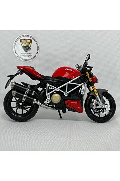 Maisto Ducati Super Naked S 1:12 Diecast Motosiklet Model – Lisanslı Metal Maket Oyuncak & Biblo