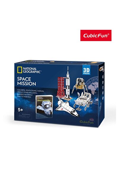 Cubic Fun Puzzle 3d Space Mission 80 pieces