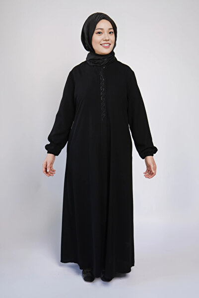 Hurma Kervanı Medine İpeği Damla Taşlı Ferace