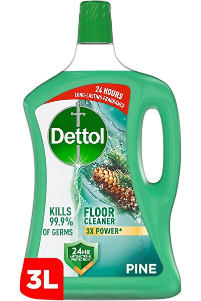 Dettol Power Floor Cleaner, Pine Scent, 3L