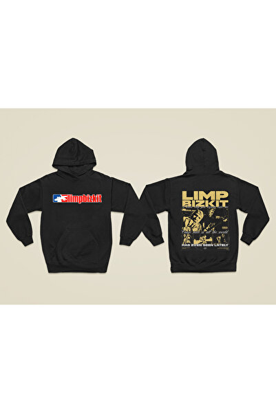 MAGORS سترة روك من القطن المطبوع بأكمام طويلة من LIMP BIZKIT مكونة من 3 خيوط