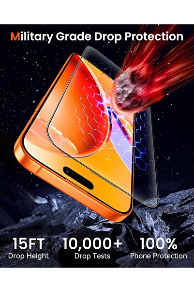 aheaks iPhone 17 Pro Tempered Screen Protector Tempered Glass - Perfect Fit