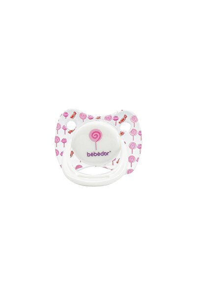 Bebedor Silicone Palate Tritan Pacifier 6-18 Months Pink Candy 172