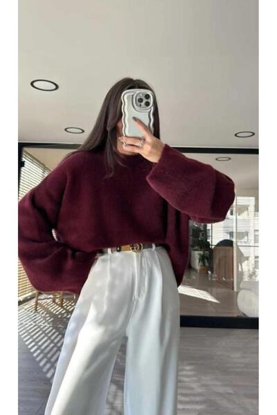 tofan Oversize Plush Knitwear Sweater