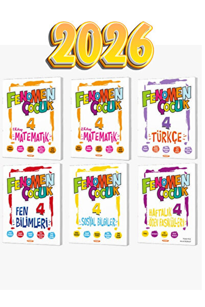 Fenomen Yayıncılık 4.sınıf fenomen set güncel baskı