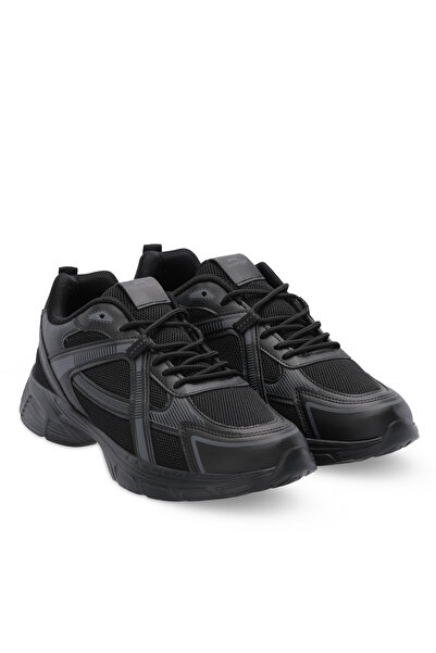 Slazenger EXOTIC I Erkek Koşu & Yürüyüş Ayakkabı Siyah / Siyah