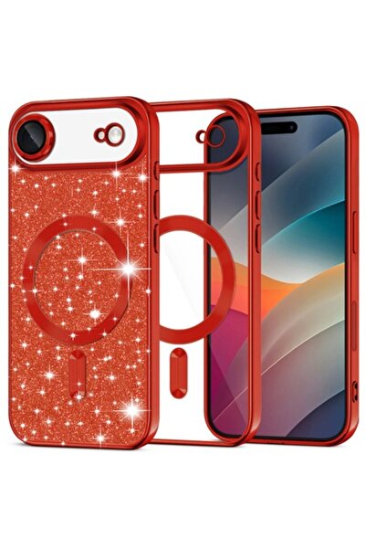 Stef's Cat Carcasă pentru iPhone 17 Air, MagSafe cu sclipici de lux, F67, pol...