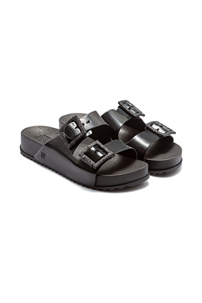 ZAXY Partner New Women's Slippers Shiny Black 35/42