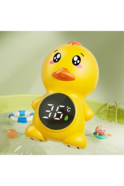 Tim Electronic LED Thermometer for Bath, Floating, Waterproof, IPX7, Multifunctional, 3 Temperature Stag