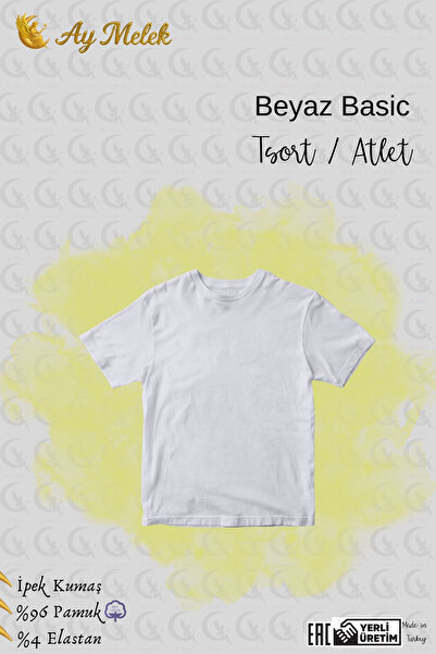 AYMELEK Boys' Thick Strap Tank Top / T-Shirt Organic Cotton Oval Neck