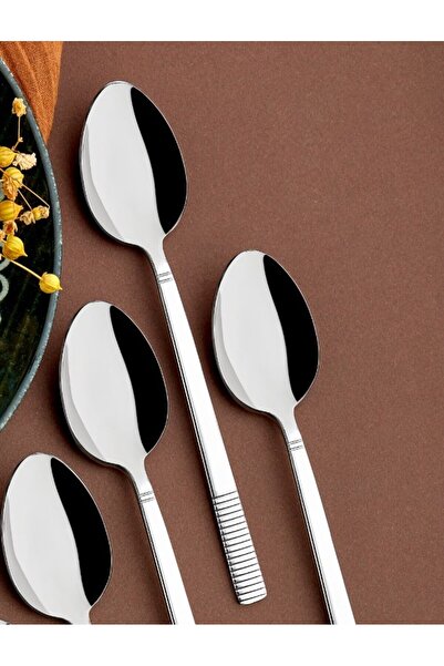 Cooker 6-Piece Stainless Steel Dessert Spoon Set
