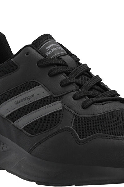 Slazenger IDEAL I Büyük Beden Erkek Koşu & Yürüyüş Ayakkabı Siyah / Koyu Gri