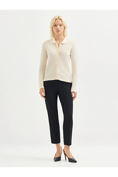 Karaca Kadın Triko Hırka-Ekru