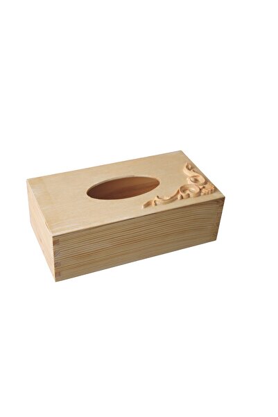 Decoratiuni Vintage Casa Retro Napkin box and carved wooden ornament, 13*25 cm