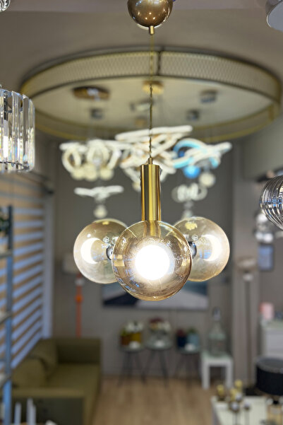 MINIMAL ETICARET VE BILGI TEKNOLOJILERI Globe Golden TRİO Honeyy Yellow Cam A...