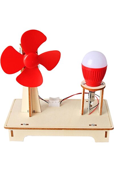 Generic Wind Power Generation Wooden DIY Science Experiments Model Kit