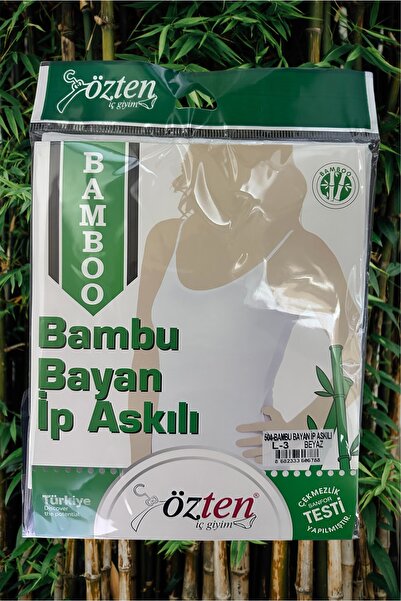 Özten İç Giyim Bambu İp Askı Atlet