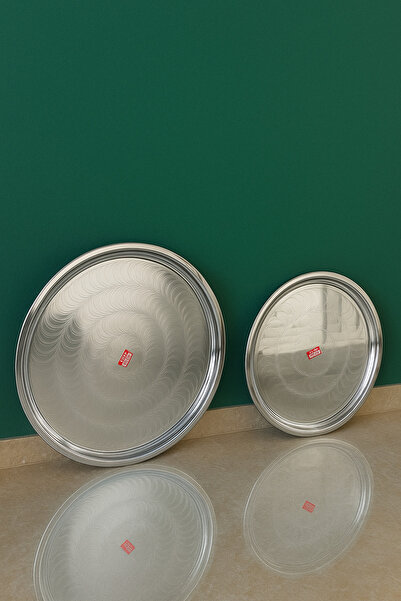 Metler صينية من الفولاذ المقاوم للصدأ 60 سم + 40 سم، طقم من قطعتين |   صينية ...