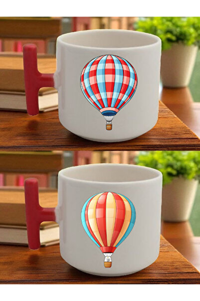 lili hediyelik كوبان لاتيه مع رؤوس بالونات - هدية عيد الحب للنساء، هدية عيد م...