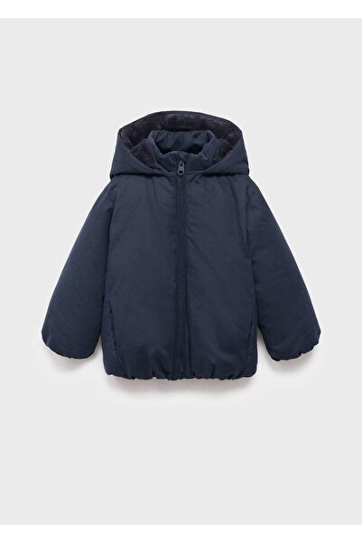 MANGO Baby Kapüşonlu kapitone anorak