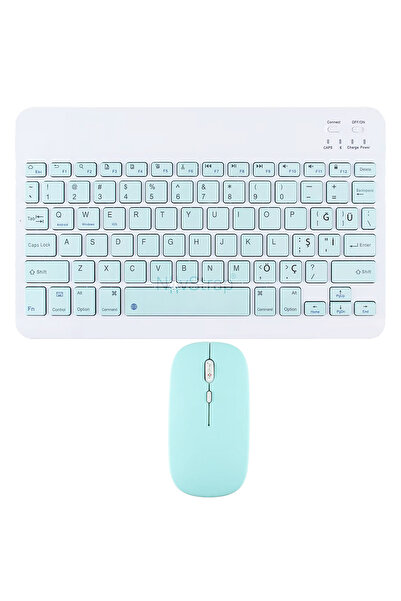 NovStrap Huawei Matepad Pro/11/12X/11.5/Air/Se T5/T8/T10 ile Uyumlu Bluetooth Klavye Mouse Seti