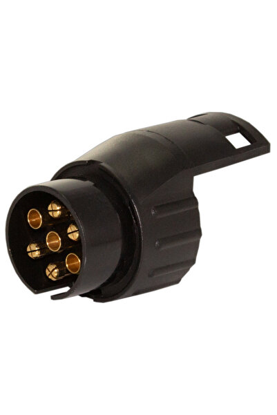 CarGuard Adaptor PRA005 priza remorca, 7/13 pini, 12/24V, din plastic, negru