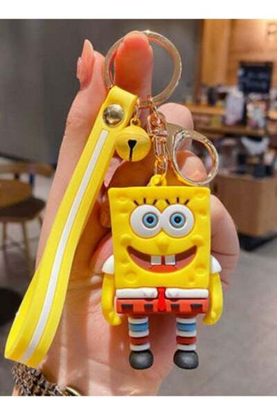 Generic سلسلة مفاتيح B103 بتصميم كرتون سبونج بوب