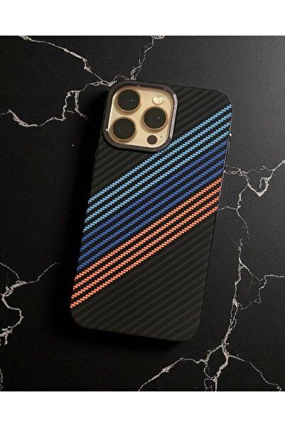 KILIF HOUSE حافظة رقيقة من ألياف الكربون متوافقة مع آيفون 17 برو ماكس مع عدسة هدية ودعم ماج سيف