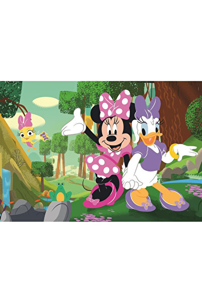Disney Mickey Mouse Disney Minnie Cuckoo-Loca and Figaro Puzzle Clementoni de 2x60 piese