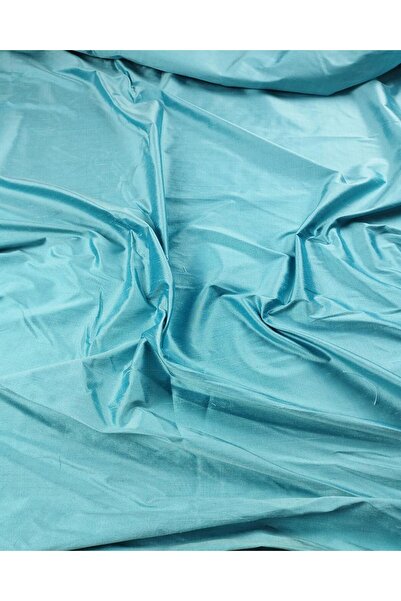 Kumaş Parça Turkuaz Renkte Tafta (En 140 cm x Boy 295 cm)