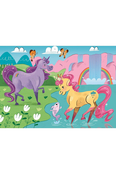 UNICORN Believe Puzzle Clementoni 2x20 pieces