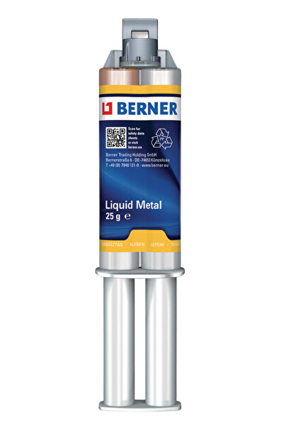 BERNER Liquid Metal Adhesive 341564, 25 ml
