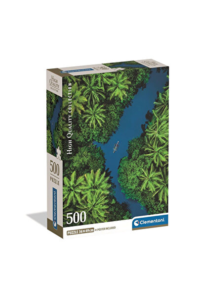 Colors Colorat Aerial View Râu tropical 500 piese Puzzle Compact Clementoni