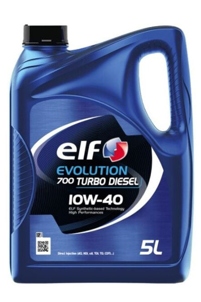 ELF Ulei Evolution 700 Turbo Diesel 10W40 5L pentru motor Fiat, Renault, MB, VW