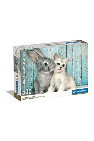 Animale Cat & Bunny Clementoni Παζλ 500 κομμάτια