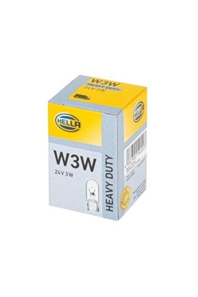 Hella Bec 8GP 003 594-241, lumini de stationare, W3W, W2,1x9,5d, 24V, 3W, comanda minima 10 bucati p