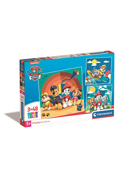 PATRULA CATELUSILOR Patrula Cățelușilor Beach 3x48 de piese Puzzle Clementoni